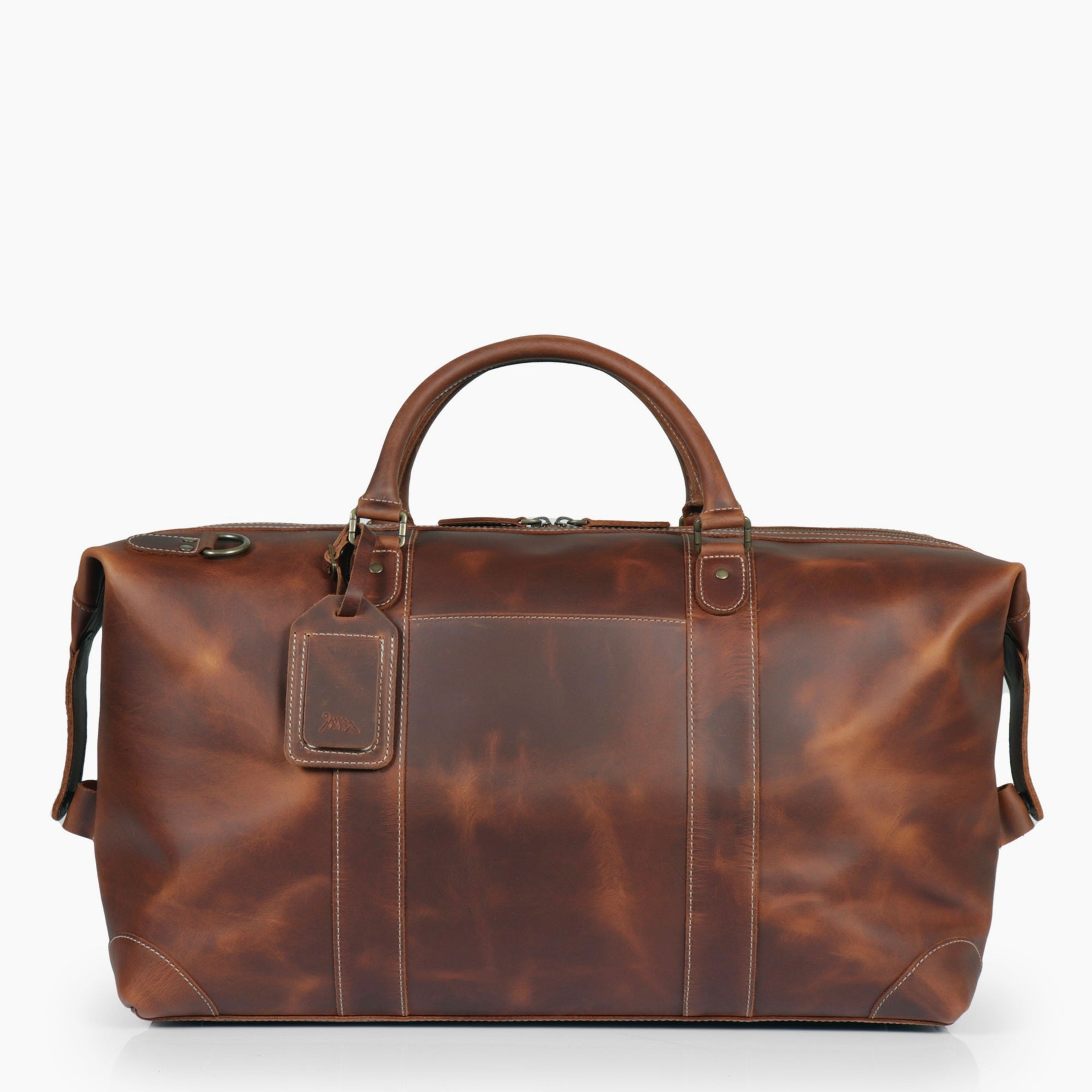 Avalanche Leather Weekender Duffle Bag