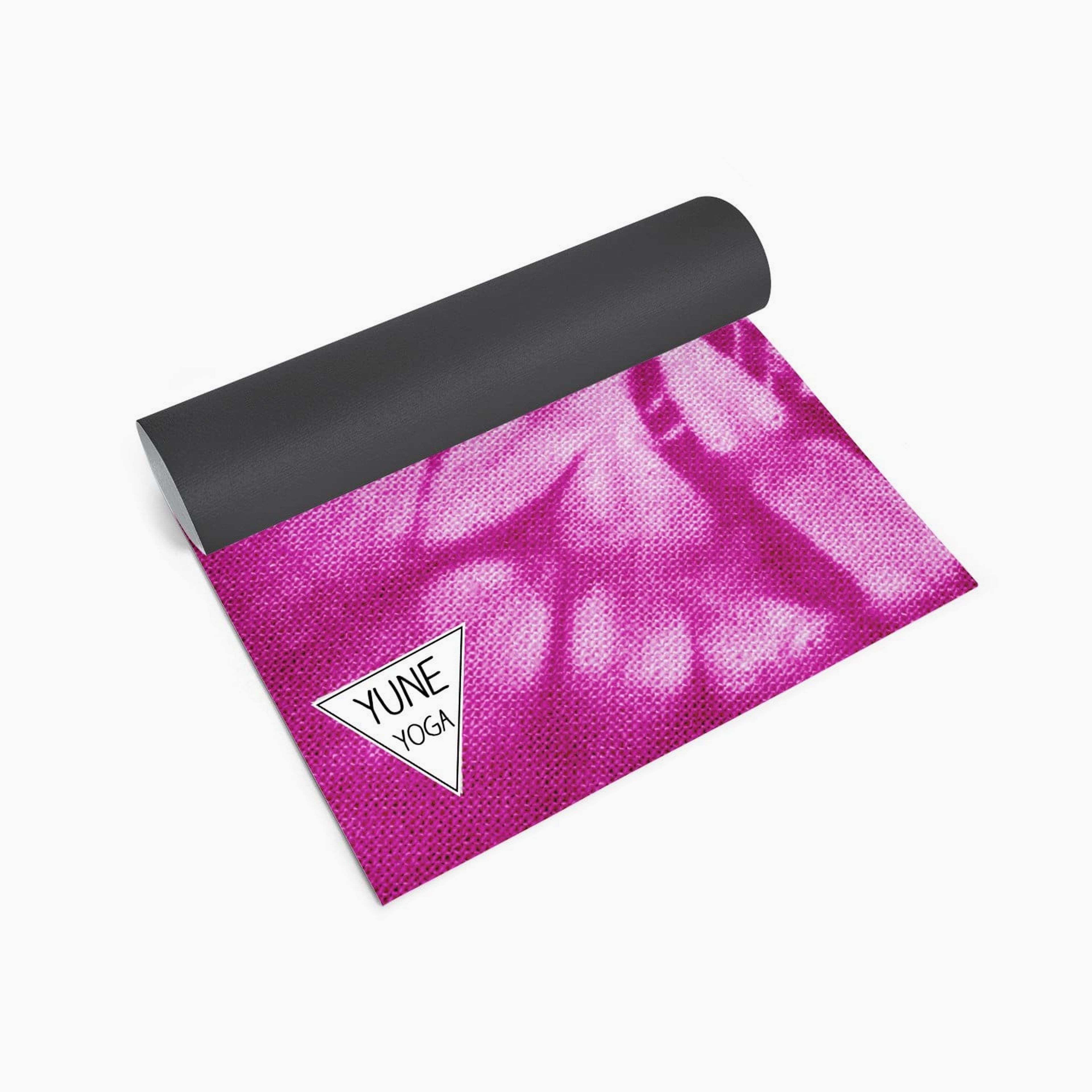 Yune Yoga Pink Tie Dye Mat Elan 5mm