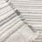 Luxe Crinkled Cotton Grey Stripe Throw with Fringe 60x80