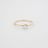 Aquamarine Birthstone Ring (March) - 14K Solid Gold