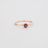 Pink Tourmaline Birthstone Ring (October) - 14K Solid Gold