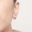 Rosette Stud Earring (Tiny) - 14k Gold, Opal & Champagne Diamonds