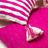 Antigua Pillow - Fuchsia Pink Solid