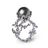 Coral Tahitian Pearl White Gold Ring
