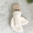 Natural Wooden Teether with Organic Terrycloth - bear
