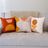 Mod Sunset Linen Pillow, College Student Gift, Mother's Day Gift, Easter Gift