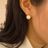 Rita Big Pearl Claw Earrings