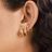 Lauren 18K Gold Earring Set - Gold/Pavé