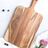 Acacia Wood Cutting Board Large Charcuterie Board Serving Tray w/ Handle