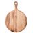 Acacia Wood Cutting Board with Handle Pizza Paddle Serving Board for Cheese, Meat, Fruit and Bread
