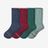 Men's Merino Wool Blend Calf Sock 4-Pack