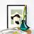 Bird Turquoise - Vase -Mouthblown Vase - Whimsical Design