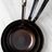 8",10",12" Round Carbon Steel Skillets Set - Hand Forged
