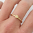 Engraved Gold Star Ring Size 7.75