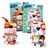 CUBLES Painted Stuf Dog and Cat Set