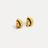 Regal Shell Gold Clip-on Earrings