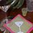 Dirty Martini Cocktail Napkins, Fern & Pink, Set of 6