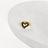 Deco Heart Signet Ring (Onyx & Ivory) - Gold