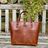 Leather All Day Mini Tote-Waxy Brown