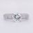 1.33 Carat Diamond Engagement Ring in 14k White Gold