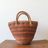 Baby darling . basket bag . leather . sisal . fineweave . one-of-a-kind . 105