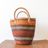 Baby darling . basket bag . leather . sisal . fineweave . one-of-a-kind . 109