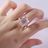 Athena Rose Quartz Ring in Sterling Silver