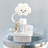Cloud Straw Topper With Letter Charm