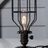 Industrial Desk Lamp - Black Wire Cage Table Light