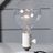 Industrial Desk Light - Bare Bulb Lamp