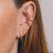 Kahne Spike Stud Earrings | 18k Gold Plating over .925 Silver