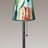 Steel Table Lamp with Small Drum Shade in Riviera in Poppy