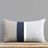 Chambray Striped Pillow - Navy