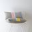 Spring Chambray Striped Pillow - Yellow, Pink or Coral
