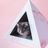 'Rose Quartz' Cardboard Cat Pyramid