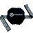 Circular Yoga Block + Stretch Band Platinum 24 Loops (Bundle) - Medium Resistance -