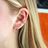 Round Crystal Ear Cuff
