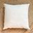 Natural White Cotton Canvas Throw Pillow Cover | OFF WHITE