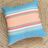 Striped Pink & Blue Cotton Canvas Hammock | PASTEL