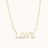 Nameplate Necklace "Love"