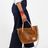Camel Leather Small Tote