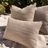 Natural Waves Mocha Indoor and Outdoor Pillow