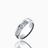 Channel Set Mens Diamond Band with 7 Round Diamonds in 14kt Gold