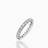 Eternity Band set in 14kt White Gold