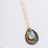 Chalcedony Mixed Metal Petal Necklace