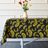 Gold Leaves Table Cloth