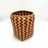 Vintage Mississippi Choctaw Waste Basket, Zig Zag Pattern