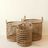 Open Weave Baskets with Handle, set of 3 - Storage Baskets | LIKHÂ