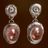 Amulet Double Drop Earrings in Silver | Pink Tourmaline + Montana Sapphire