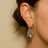 Amulet Drop Earrings in Silver | Amethyst